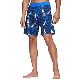 NEW Adidas 31" Board Shorts Swim Trunks Geometric